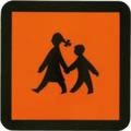 Schulbus-Schild Folie