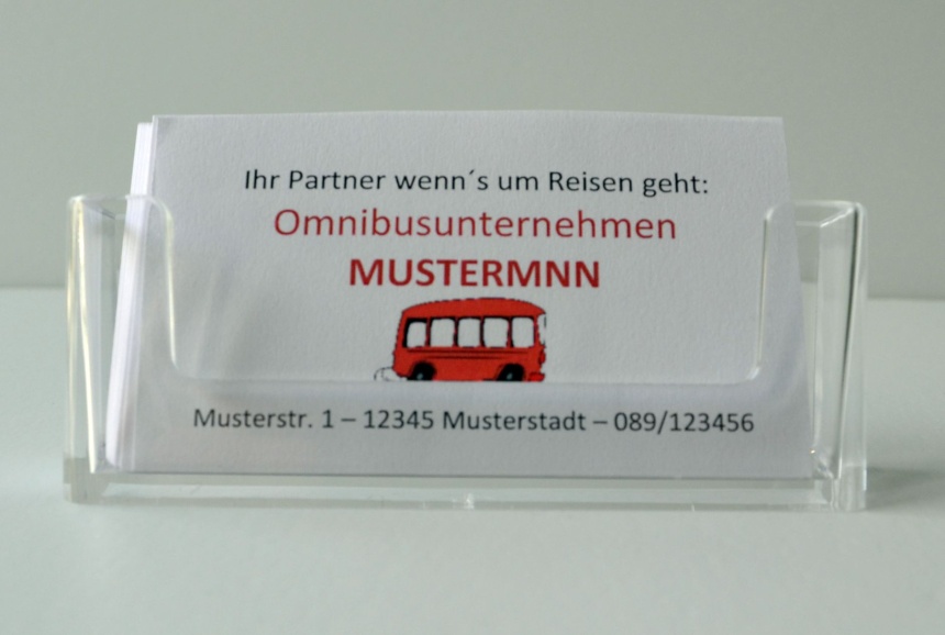 Visitenkarten-Box