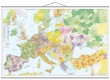 Straßen- und Postleitzahlenkarte Europa